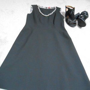 Women's "Elie Tahari" black, sleeveless, sheath dress, size 10
